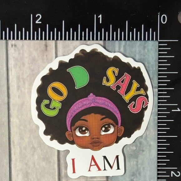 🌀10/$10🌀 Black Girl Magic Affirmation Reusable Waterproof Vinyl Sticker Decal - Picture 1 of 1